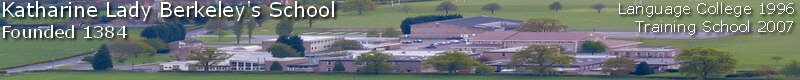 A view of KLB School from Wotton Hill - click to return to the website homepage